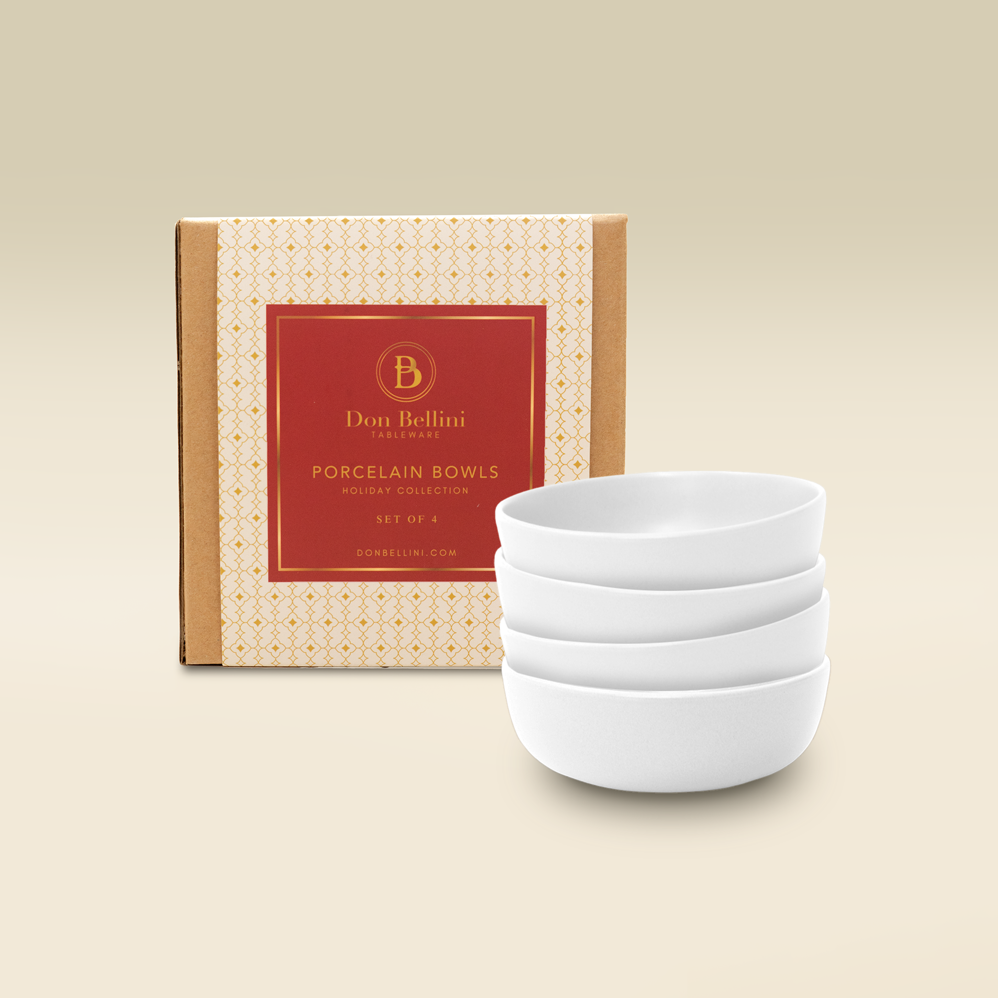 De Terra Low Bowl 4 Piece Set