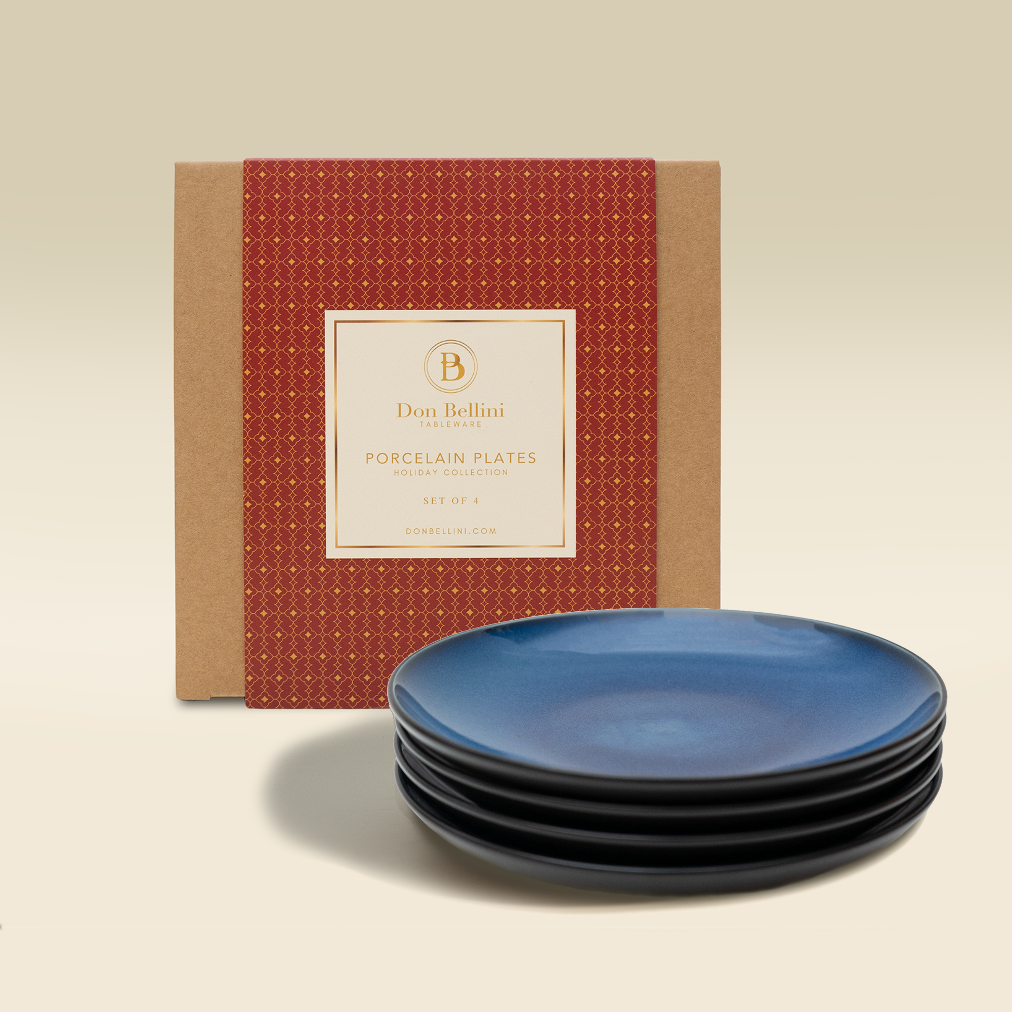 Mirage 4-Piece Plate Set