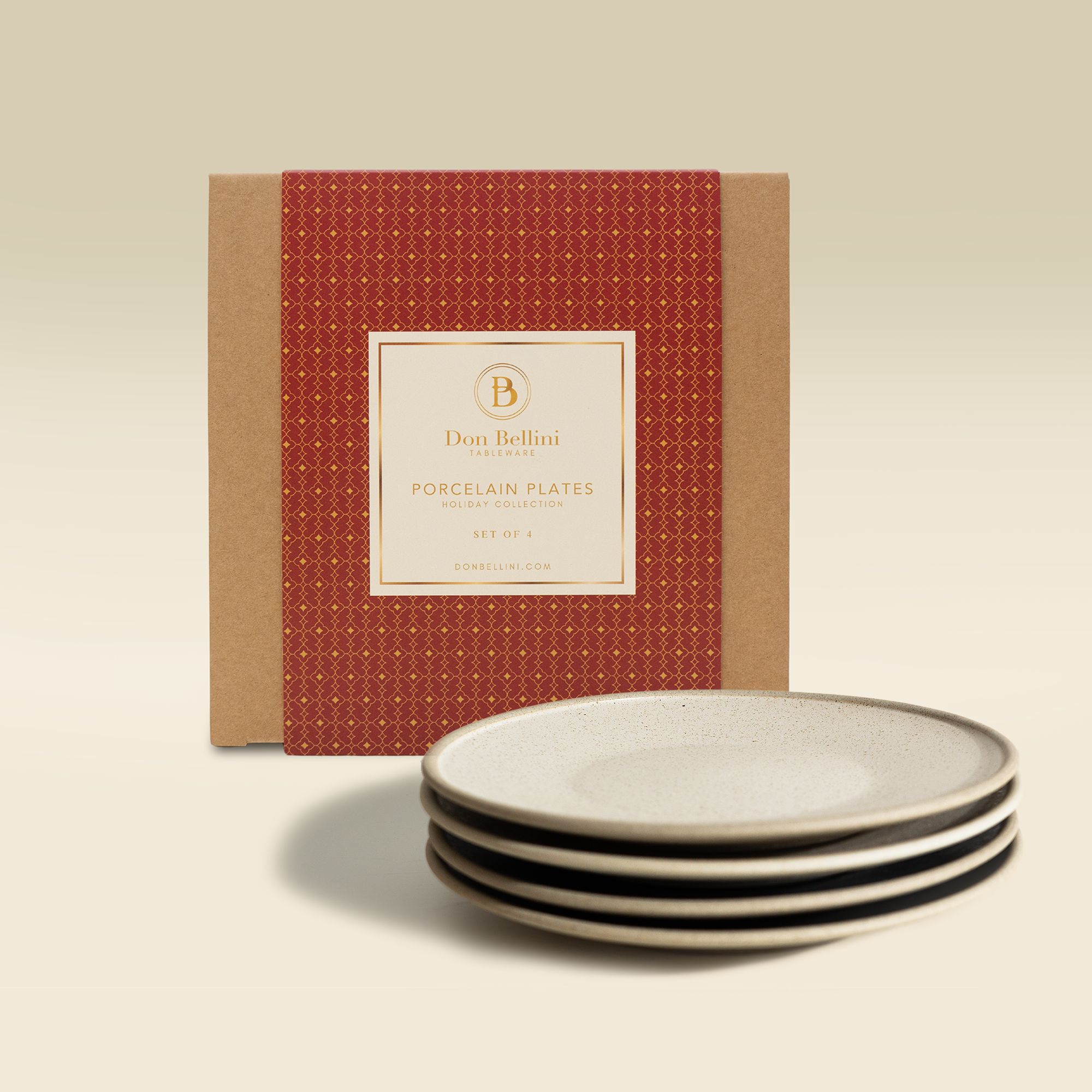 Night & Day 4 Piece Dinner Plate Set Night & Day 4 Piece Dinner Plate Set