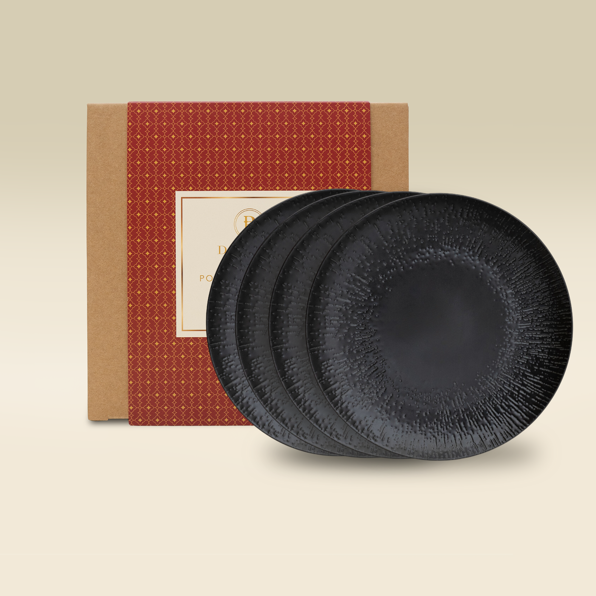 Linea 4-Piece Plate Set