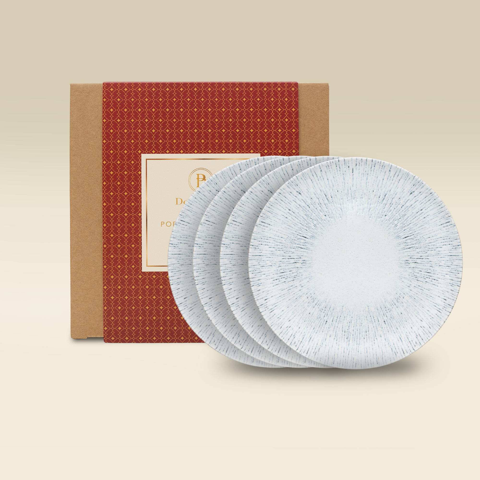 Linea 4-Piece Plate Set