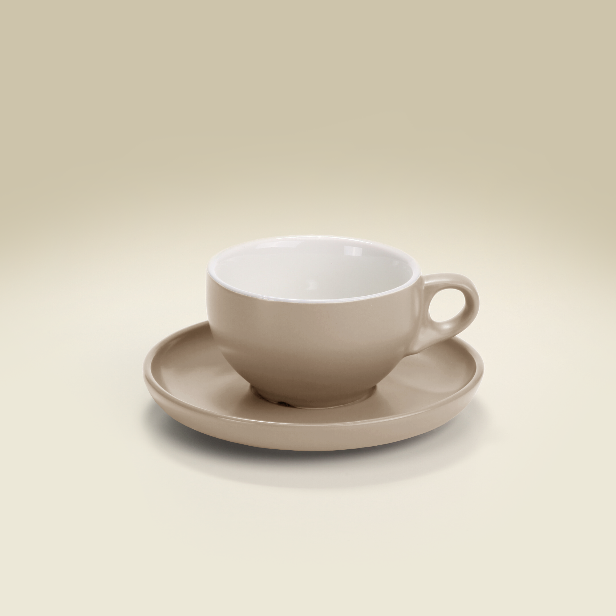 De Terra - Bold Cappuccino Cup & Saucer 200ml