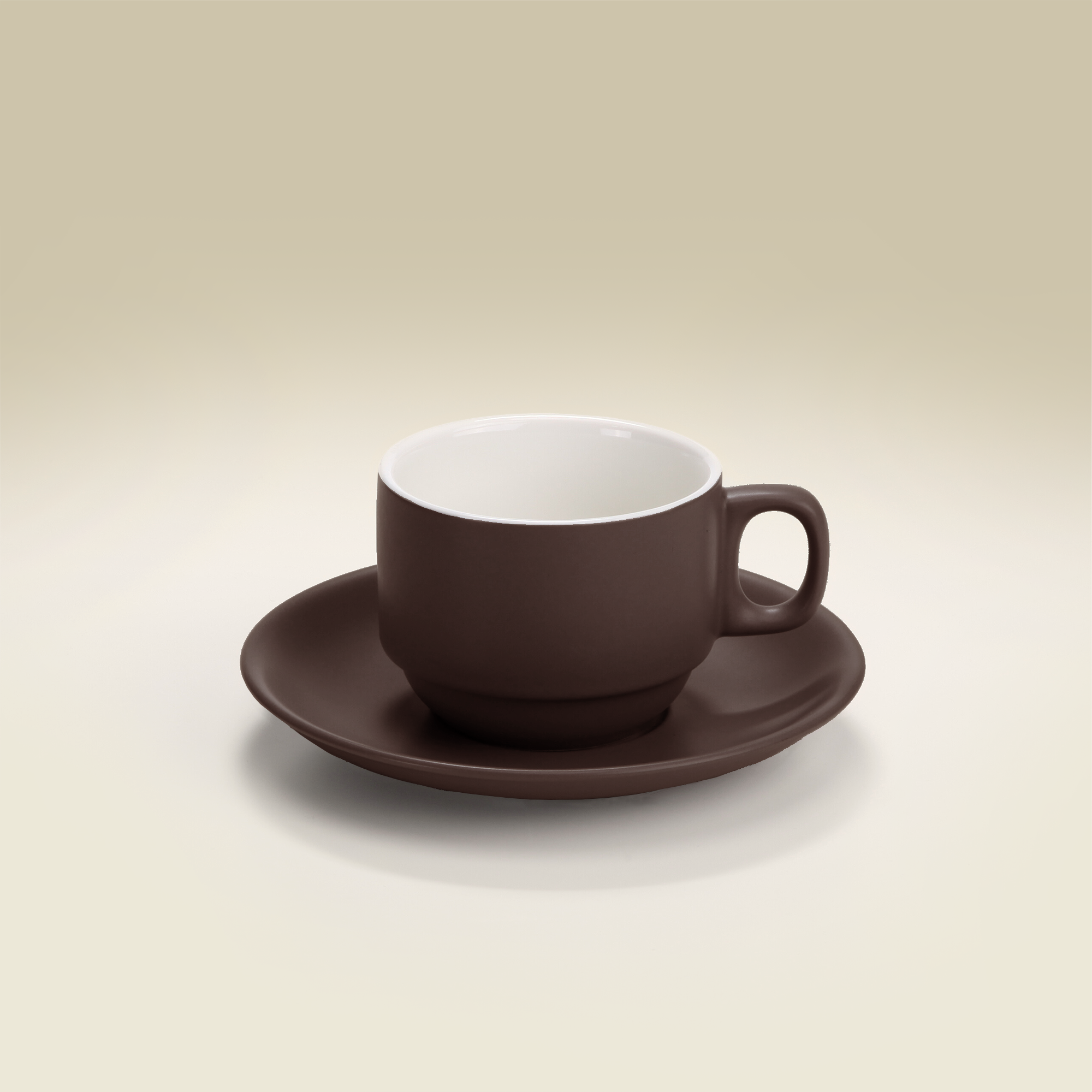 De Terra - Stackable Cappuccino Cup & Saucer 200ml