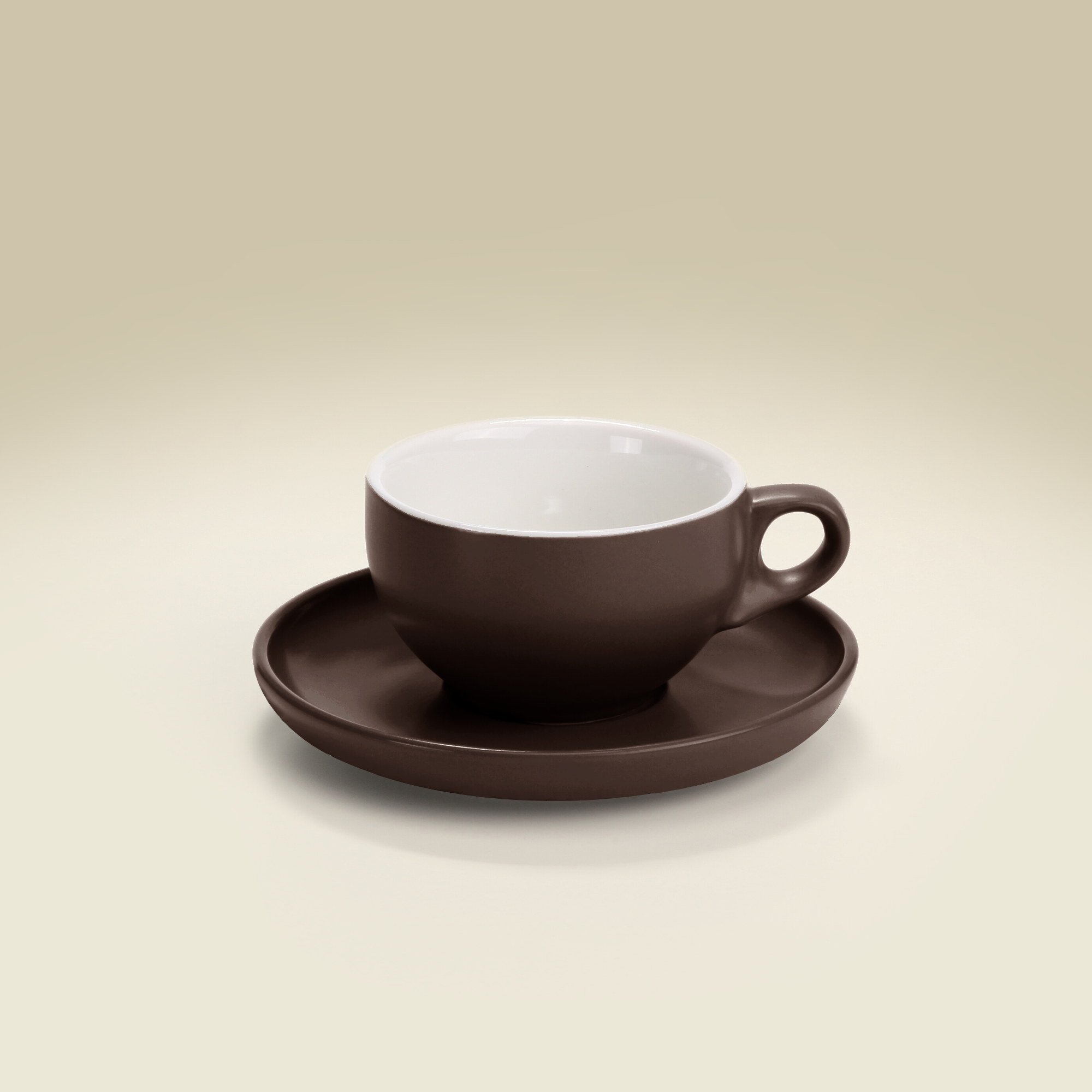 De Terra - Bold Cappuccino Cup & Saucer 200ml