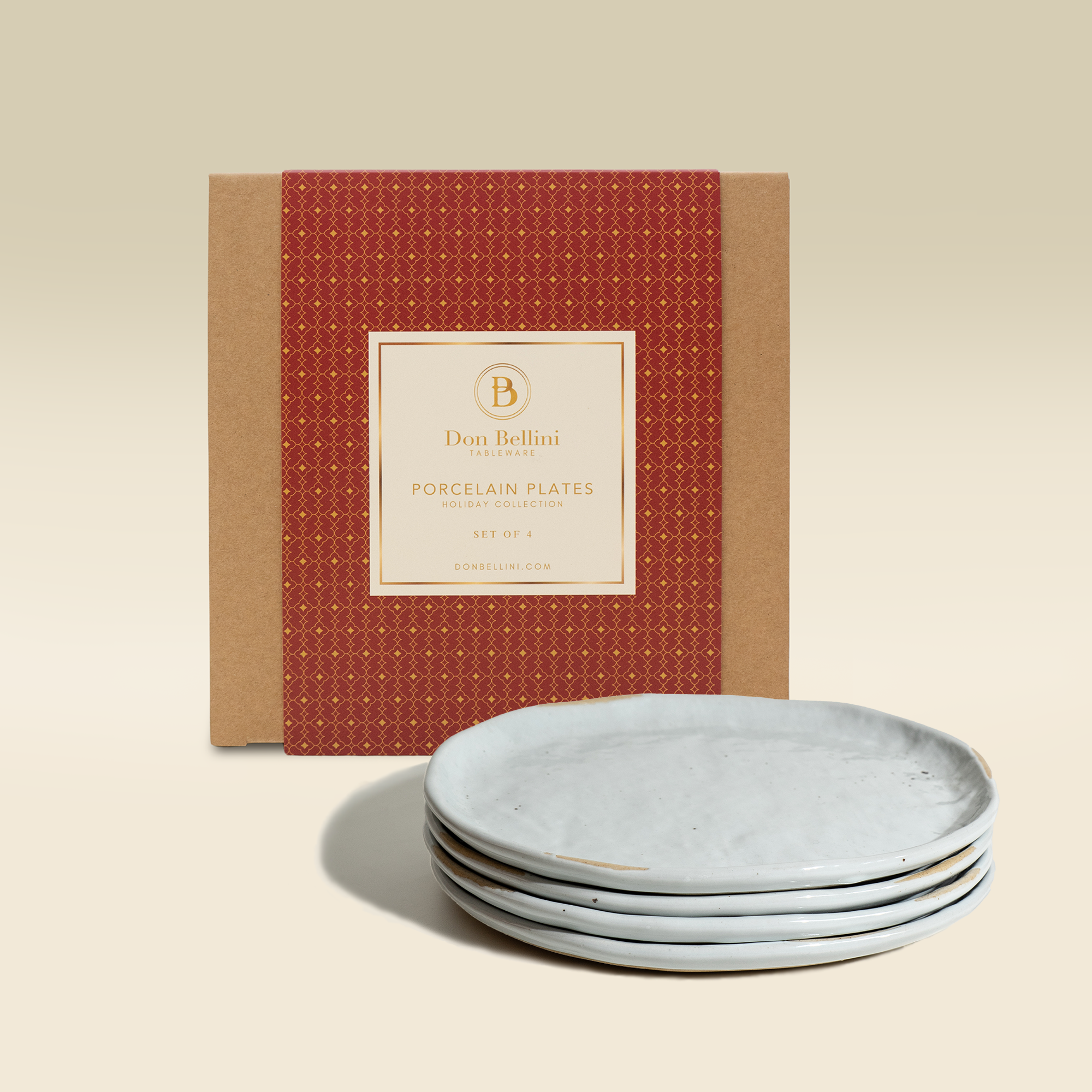 Craftstone 4 Piece Plate Set