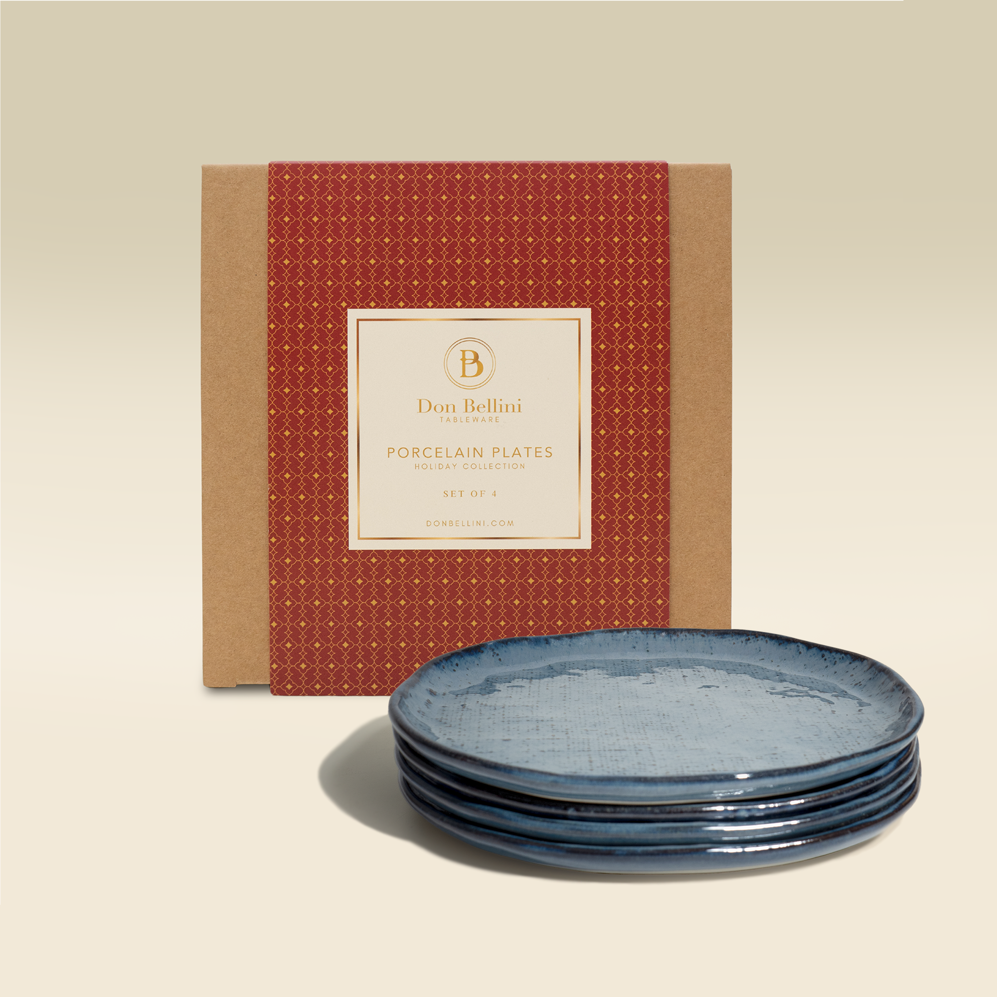 Craftstone 4 Piece Plate Set