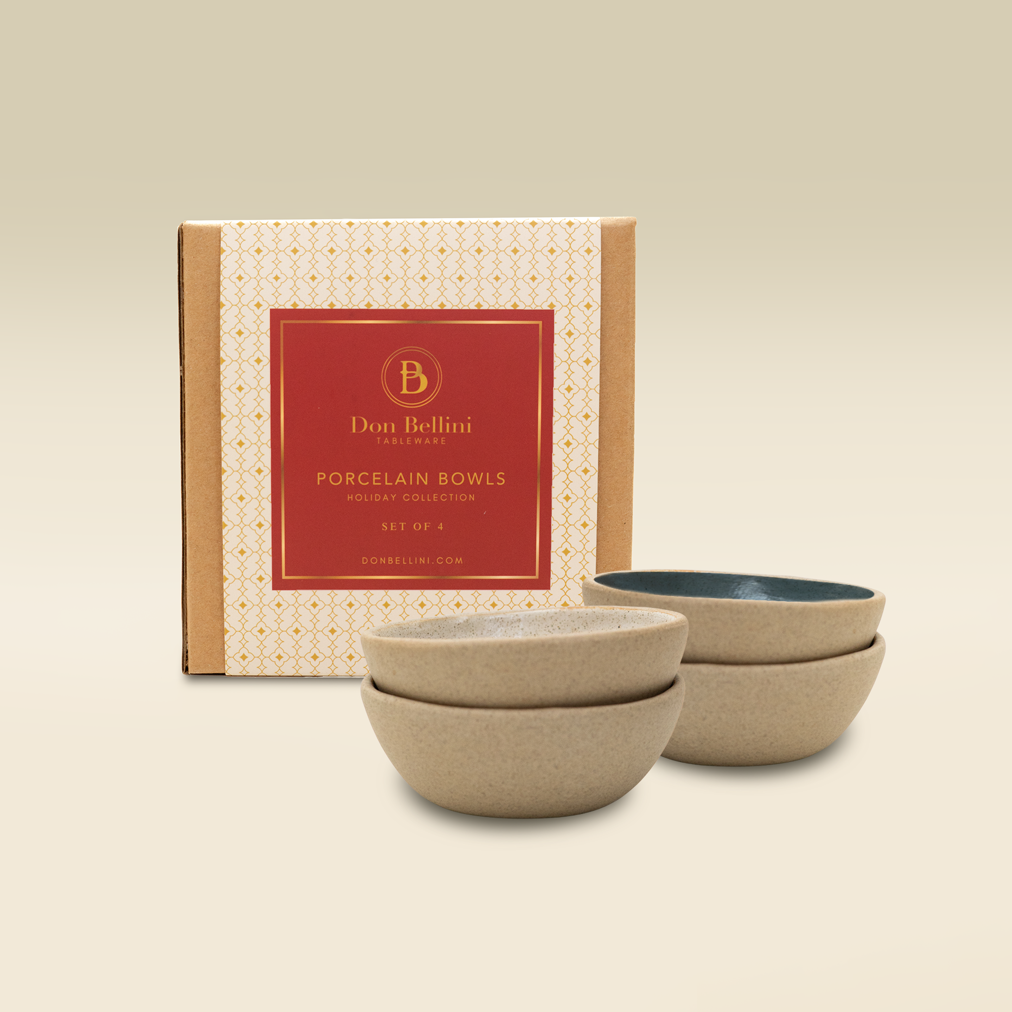 Night & Day 4 Piece Small Bowl Set